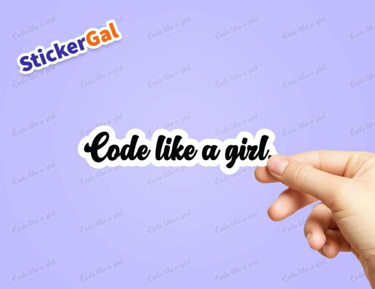 Code Like a Girl Sticker