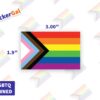 progress pride flag sticker