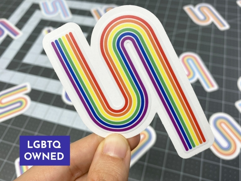 Pride Rainbow Sticker- Pride Bumper Stickers
