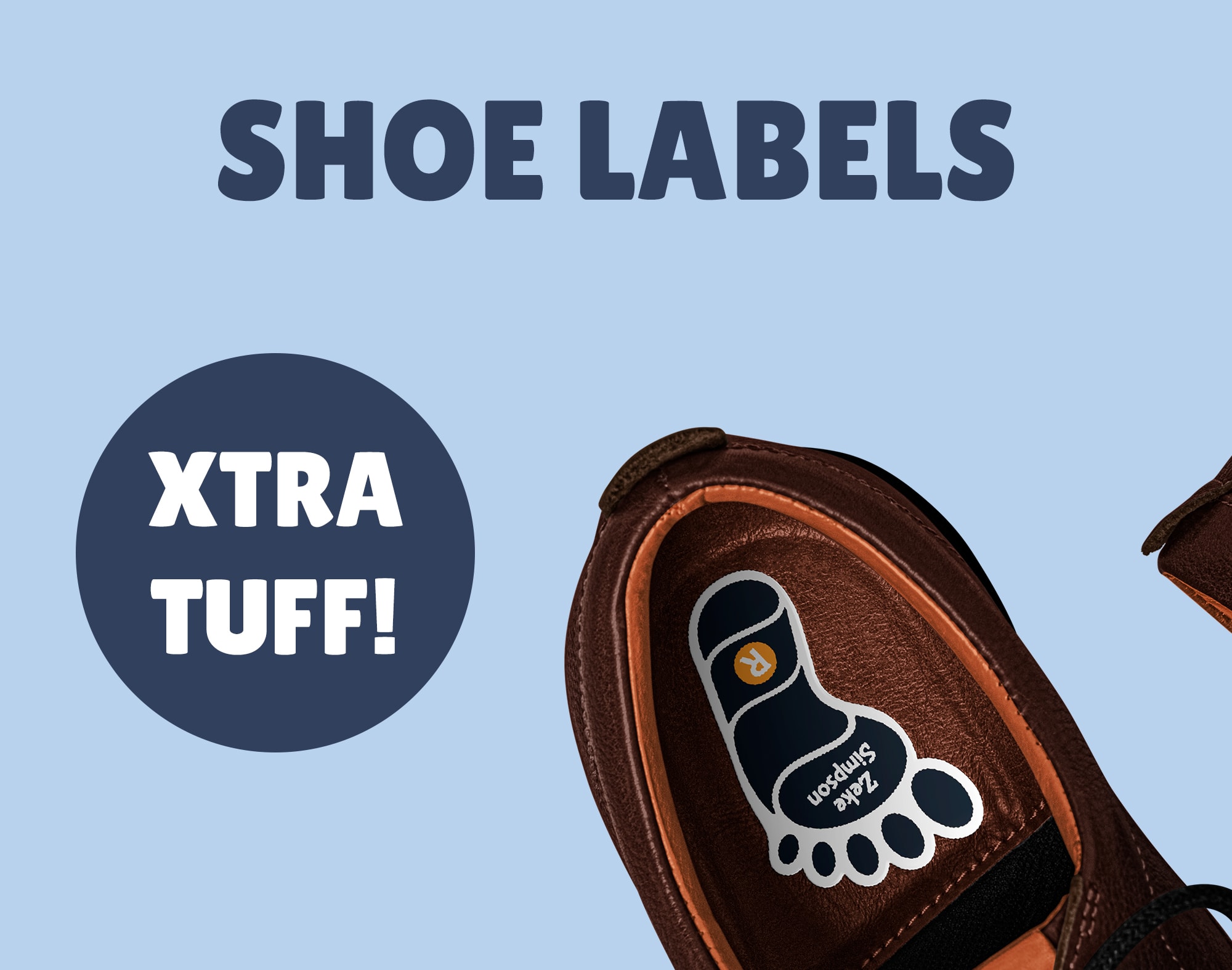 Kids Shoe Labels - StickerGal's Shop